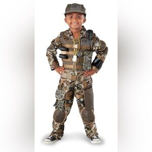 Adventure Factory Special Forces Dessert Cammo Kids Costume, Size 5/6